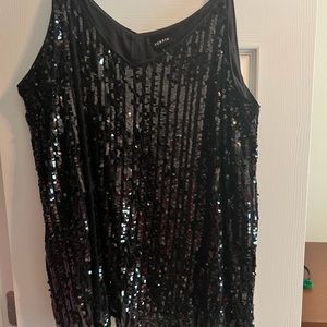 Torrid sequin swing tank like new sz 4